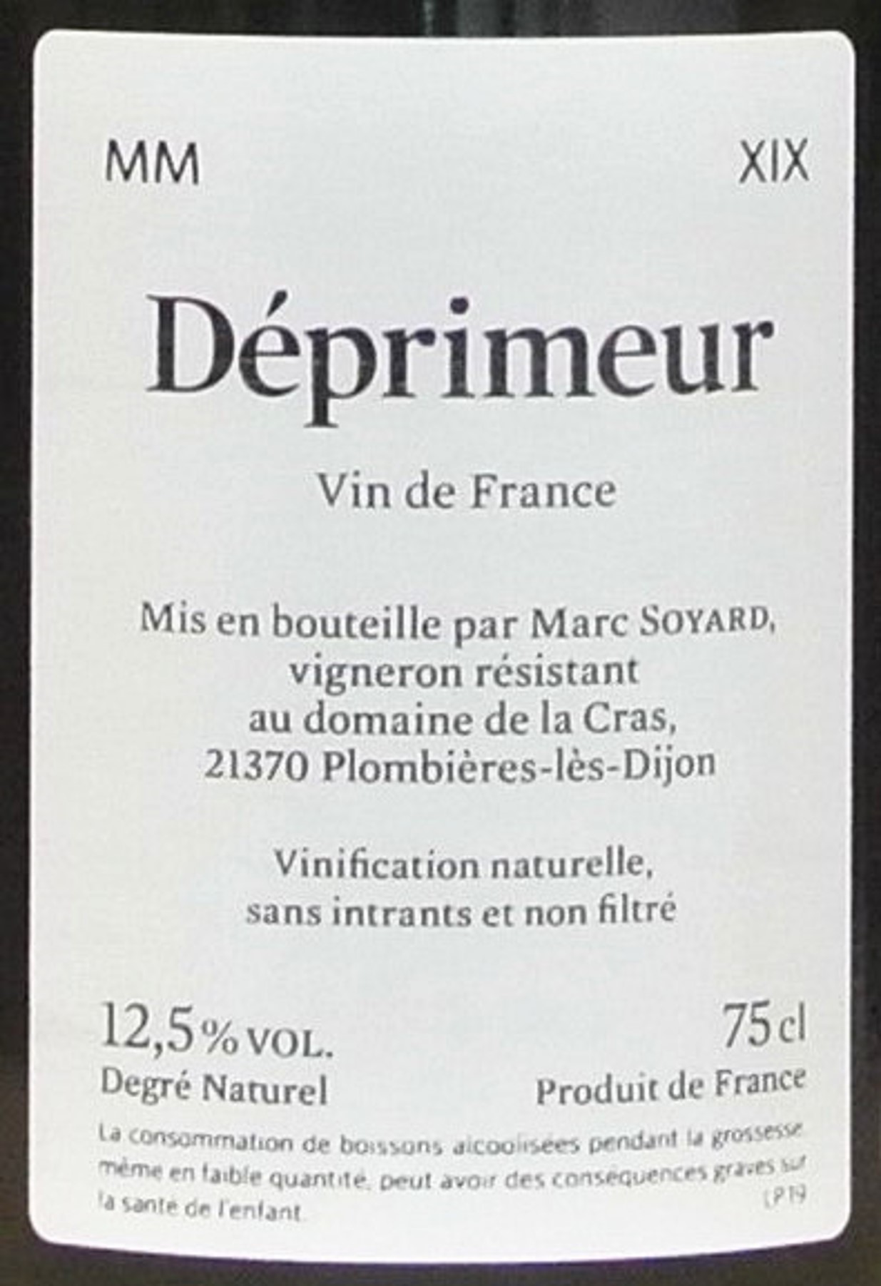 Read more about the article 罕見的以黑皮諾(Pinot Noir)釀造的新酒 明星釀酒師Marc Soyard的傑作 數量十分有限….